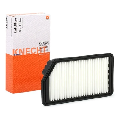 Image of 72355808 Air Filter MAHLE ORIGINAL LX 3538 51,5mm 146mm 266,0mm Insert KIA: cee‘d II Hatchback, Sportswagon, Pro Hatchback