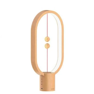 Image of Heng Balance Lamp, Desk Lamp Smart Magnetic Suspension Light Warm Eye Care LED Creative Night Table Decoration for Bedroom, Living Room, Dinning Room and Office,D