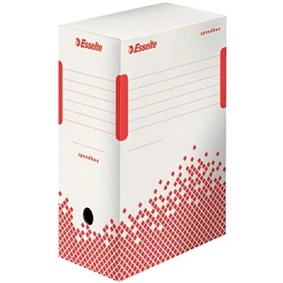 Image of Esselte A4 Speedbox Archiving Box, White, Pack of 25
