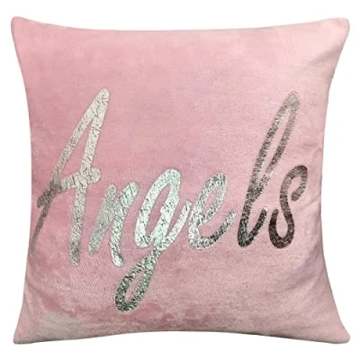 Image of Olivia Rocco Angel Wings Teddy Duvet Cover Set Soft Thermal Quilt Sets Warm Cosy Snug Bedding Cushion Blush Pink