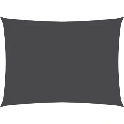 Image of vidaXL Sunshade Sail Oxford Fabric Rectangular 3x5 m Anthracite