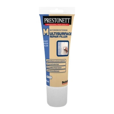 Image of Prestonett Ready Mixed Multi Surface Repair Filler, White 200ml