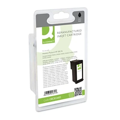 Image of Q Connect Ink for HP 350 XL Cartridge Black