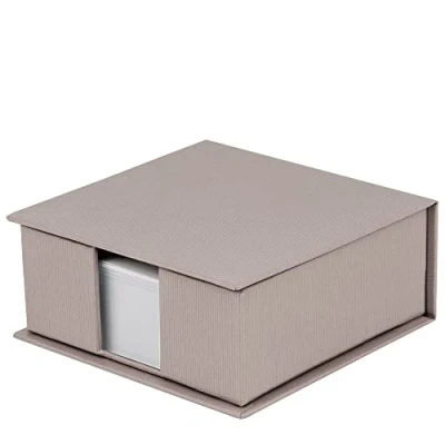 Image of SOHO Rossler Square Refillable Jotter Box Taupe