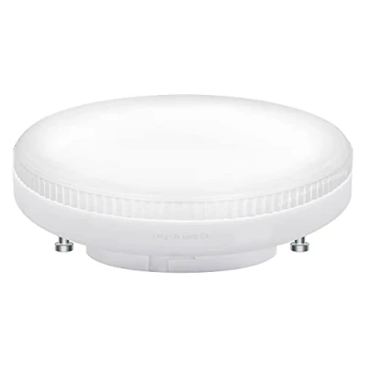 Image of Long Life Lamp Company 7w LED GX53 Light Bulb Cool White Replacement for Round CFL