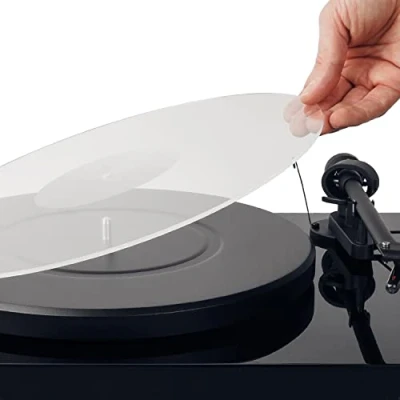 Image of Hudson Hi Fi Acrylic Turntable Mat Transparent LP Slipmat
