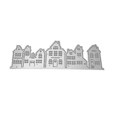 Image of Cutting Dies for Card Making,Building House DIY Scrapbook Emboss Paper Photo Decor Stencil