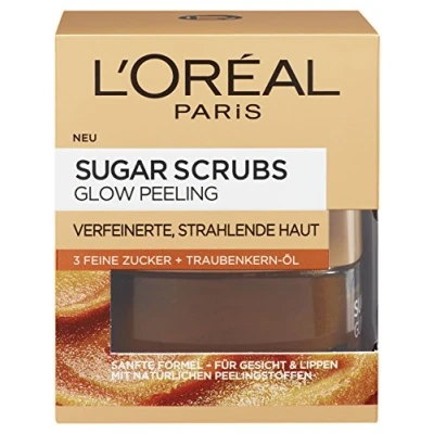 Image of L &#039;Oréal Paris Sugar Scrubs Face Mask Glow Scrub 50 ml