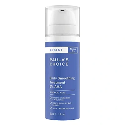 Image of Paula&#039;s Choice RESIST Anti Aging 5% AHA Exfoliant Hydrating, Leave On Reduces Wrinkles, Brown Spots &amp; Uneven Skin Tone with Salicylic Acid Normal to Dry 50 ml