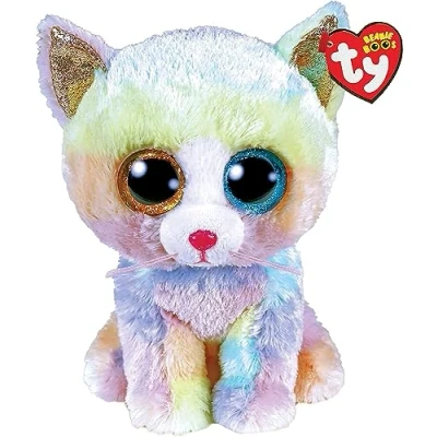 Image of Ty Beanie Boo&#039;s Peluche Heather el Gato TY36753, Multicolor, 40 cm