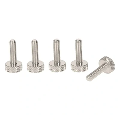 Image of PrecisionGeek M3 x 15mm Aluminium Flat Knurled Thumb Screws (Set of 5)