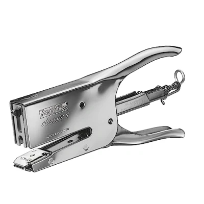 Image of Rapid Classic K1 Stapling Pliers, 50 Sheet Capacity, and Pinning, Uses 24/6 24/8 mm Staples, Metal, Chrome, 10510601