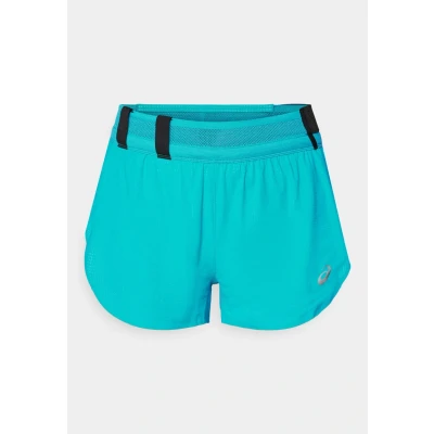 Image of Asics Metarun Split Short Sports shorts, Women&#039;s, Size: XL, Wave teal