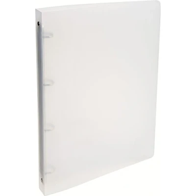 Image of Exacompta Ref. 514699E 1 Semi rigid translucent PP binder 4 round rings, diameter 20 mm Spine 30 External dimensions: 32x25 cm Format to file A4 5 random colors