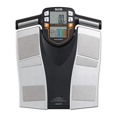 Image of TANITA BC 545N Segmental Body Composition Scale On Screen Readings Per Part 10 Measurements Silver
