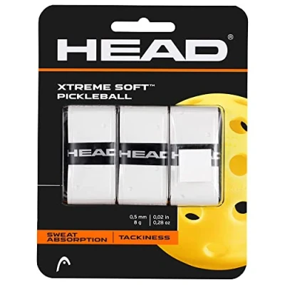 Image of HEAD 2022 Xtreme Soft Pickleball Overgrip 3 Pack, White