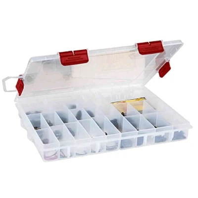 Image of PLANO Rustrictor Terminal Tackle, RUST PREVENTION tackle box with compartments, Fishing Organizer box, Heavy duty organisation boxes for hooks, swivels, leads and end