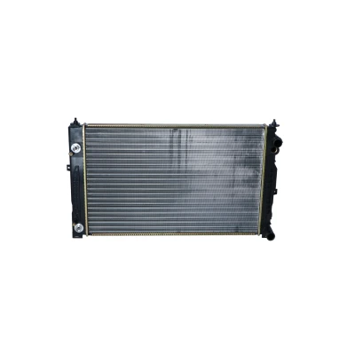 Image of 8D0121251C Engine radiator NRF 59101 Aluminium 632mm 415mm 34mm Mechanically jointed cooling fins AUDI: A6 C5 Avant, A4 B5 Saloon, Saloon