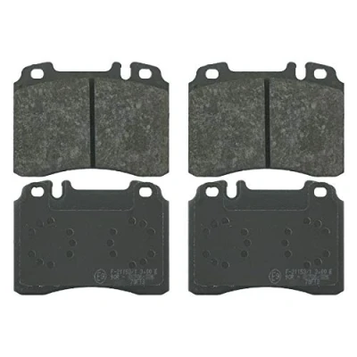 Image of 0024201920, 0024203720, A0024201920, A0024203720 Brake pad set FEBI BILSTEIN 16095 Front Axle prepared for wear indicator MERCEDES BENZ: E Class Coupe