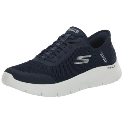 Image of Skechers Women&#039;s GO Walk Flex Grand Entry Sneaker, Navy, 6.5 UK