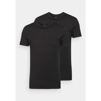 Image of Only &amp; Sons Onsbasic SLIM Oneck 2PACK Basic Tshirt, Men&#039;s, Size: Small, Black