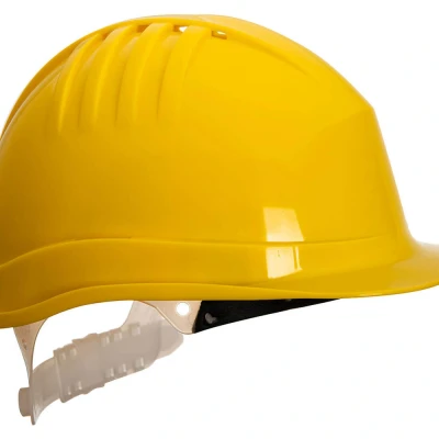 Image of Portwest Expertline Safety Helmet (Slip Ratchet) Yellow