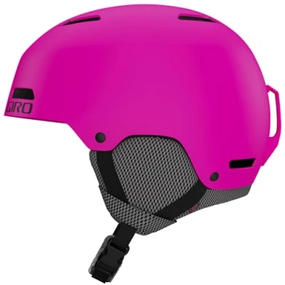 Image of Giro GIRRJ Crue Youth Snow Helmet Matte Bright Pink, M 55.5 59cm