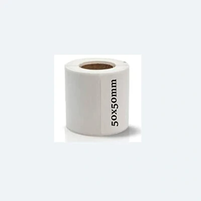 Image of 5 rolls/lot Thermal Printing Paper for Printer Barcode Sticker/Label/Adhensive Type (Multi Purpose Label Rolls(50x50mm))