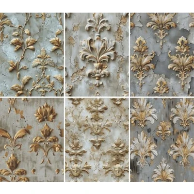 Image of White Embossed Rice Paper, 8 x 10.5 inch for Decoupage Scrapbooking Cards Crafts