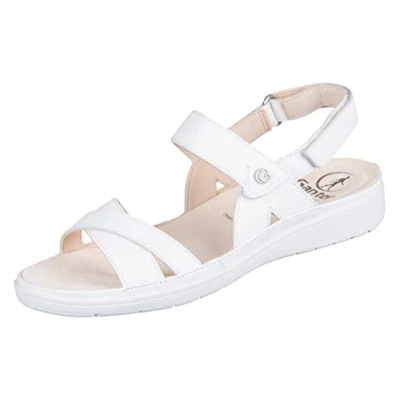 Image of Ganter Women&#039;s Evi Sandal, Milk, 8 UK