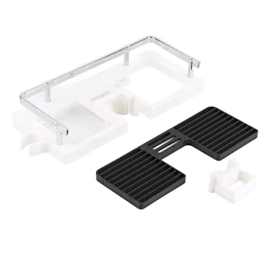 Image of Zerodis Constant Tension Corner Shower Caddy Bathroom Shelf Storage Holder Organizer for Bath ball,Shampoo,Conditioner,Soap and Other Accessories