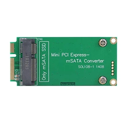 Image of mSATA to Mini PCI Express SATA SSD Riser Card Extender Adapter Converter for ASUS EEE PC 1000