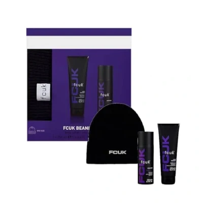 Image of Beanie Hat Vintage Set Body Spray, Wash &amp; Mens Gift for Christmas Gifts, Stocking Fillers, Secret Santa Gifts Him, Dad with Topline Card