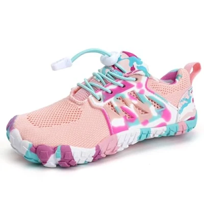 Image of Water Shoes Barefoot Kids Girls Toddlers Aqua Swimming Wet Reef for Beach Pool Sport Non Slip Quick Drying（MCPink 29）