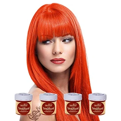 Image of La Riche Directions Colour Hair Dye 4 Pack (Tangerine)