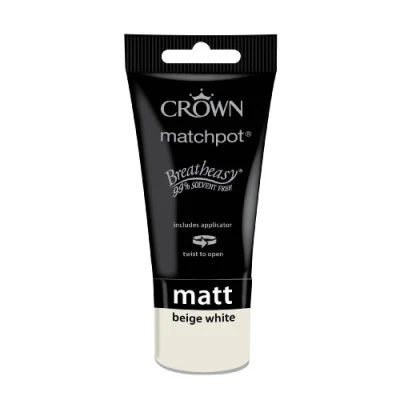 Image of CROWN MATT BEIGE WHITE 40ML