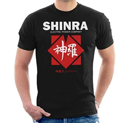Image of Shinra Electric Power Company Final Fantasy VII Men&#039;s T Shirt Black