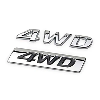 Image of Dsycar 3D Metal 4WD Car Sticker Emblem Badge Decals Styling DIY Decoration (#2)