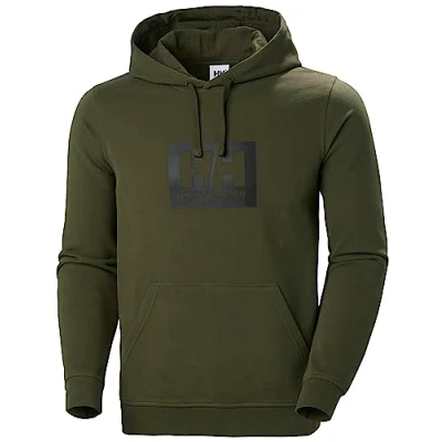 Image of Helly Hansen Mens HH Box Hoodie, Utility Green, S