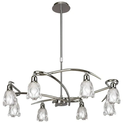 Image of Amel Telescopic 8 Light L1/SGU10, Polished Chrome