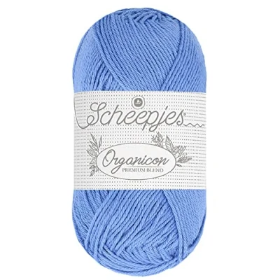Image of Scheepjes Organicon 253 Cornflower Yarn 1x50g
