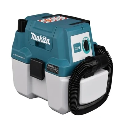 Image of Makita DVC750LZ 18V Li ion LXT Brushless L Class Vacuum Cleaner Batteries and Charger Not Included, Blue