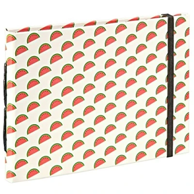 Image of Hama 18 x 13 cm Melons Bookbound Photo Album Pink/White