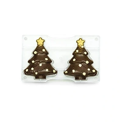 Image of DECORA Christmas Tree Polycarbonate Mold 121 X 150 MM 275 175 22 MM, Policarbonato, 121X150