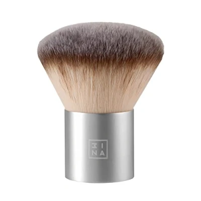 Image of 3INA MAKEUP The Kabuki Brush For Liquid, Cream Or Powder Make up Soft And Compact Synthetic Bristles Ergonomic Handle Flat Tip Vegan Cruelty Free