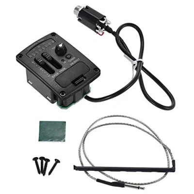 Image of Uk 300T Ukulele Piezo Preamp 2 Band Eq Equalizer Ukelele Pickups Tuner System