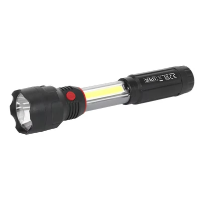 Image of Sealey Torch/Inspection Light 3W COB &amp; LED 4 x AAA Cell