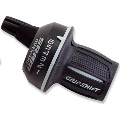 Image of Sram MTB MRX Twist Shifter 6 Speed Rear 2:1 Fits Shimano, Black