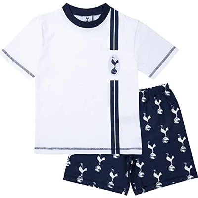 Image of Tottenham Hotspur F.C. Boys Pyjamas, Cotton Spurs Pjs, Official Football Pyjamas for Kids and Teenagers (13 14 Years, 13_years) White