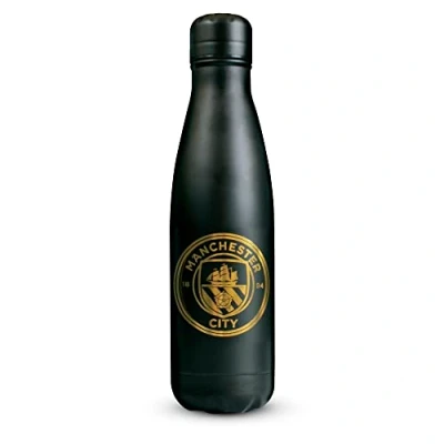 Image of Manchester City 500ml Stainless Steel Vaccum Flask Thermal Bottle Black